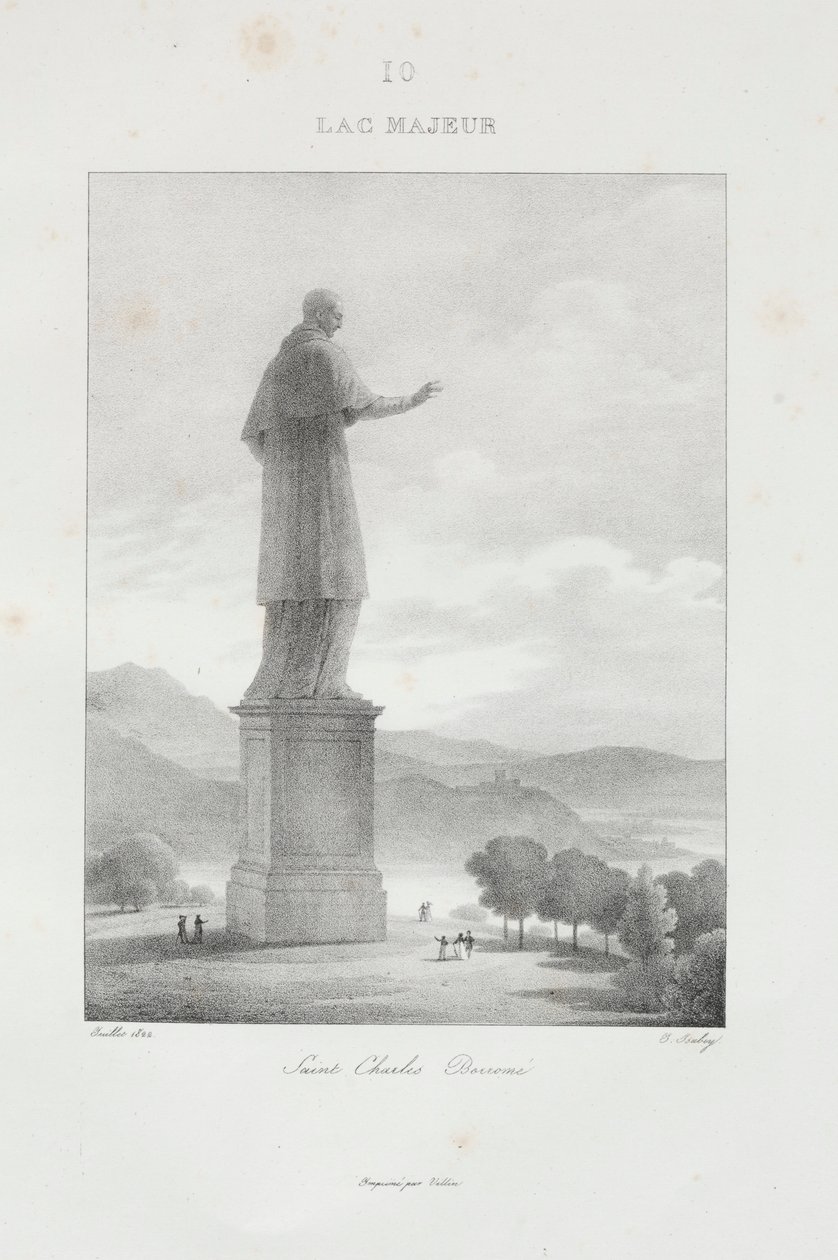 1822, 1833 में इटली की यात्रा। द्वारा जीन-बैप्टिस्ट इसाबे