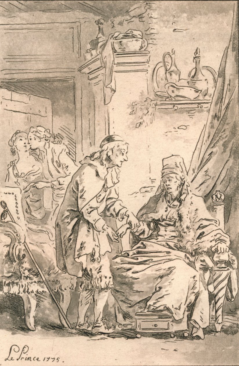 ले टचर, 1775। द्वारा जीन बैप्टिस्ट ले प्रिंस