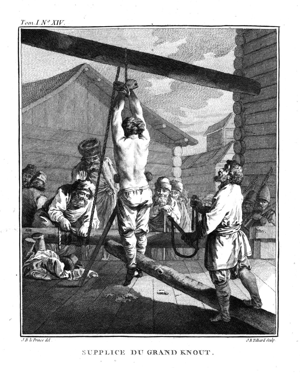 ग्रेट नॉट के साथ सजा। वायेज एन सिबरी से, 1766 द्वारा जीन बैप्टिस्ट ले प्रिंस