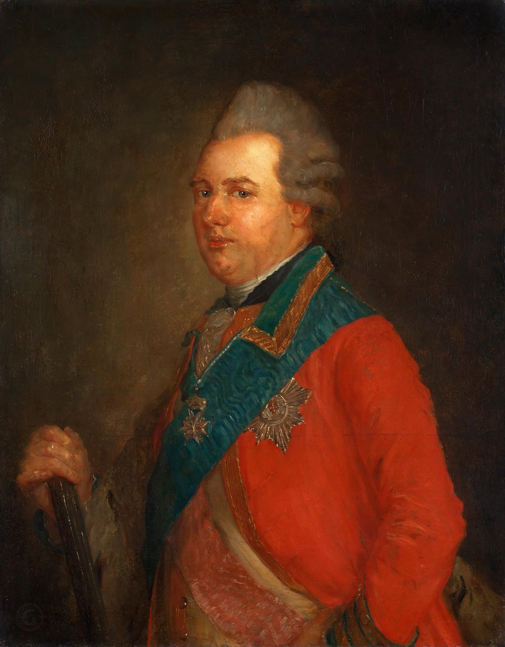 हेस्से-कासेल 1744-1836 के प्रिंस चार्ल्स का पोर्ट्रेट। द्वारा जीन-बैप्टिस्ट पेरोनन्यू