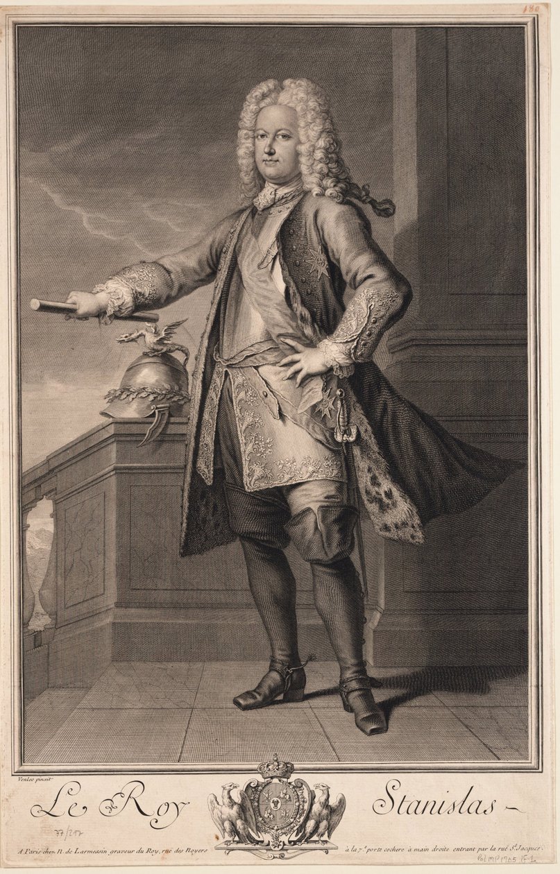 स्टैनिस्लाव I लेसज़ेस्कीस्की 1677-1766, पोलैंड का राजा, 1705 द्वारा जीन बैप्टिस्ट वैन लू