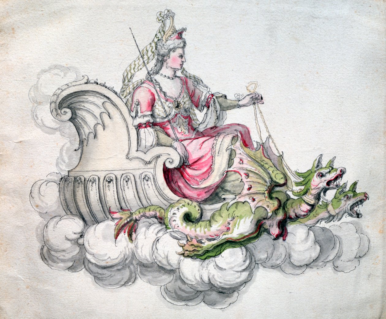 मेडिया की कुर्सी, c1675 द्वारा जीन बेरेन, जीन बैप्टिस्ट लुली