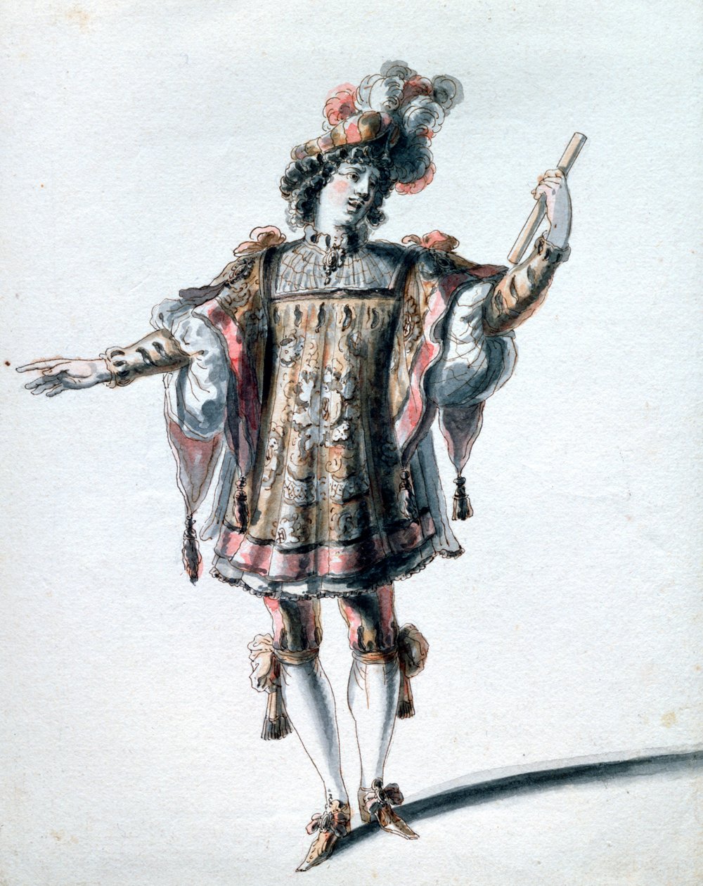 जीन बेरैन द एल्डर द्वारा पोशाक डिजाइन, c1680 द्वारा जीन बेरेन, जीन बैप्टिस्ट लुली