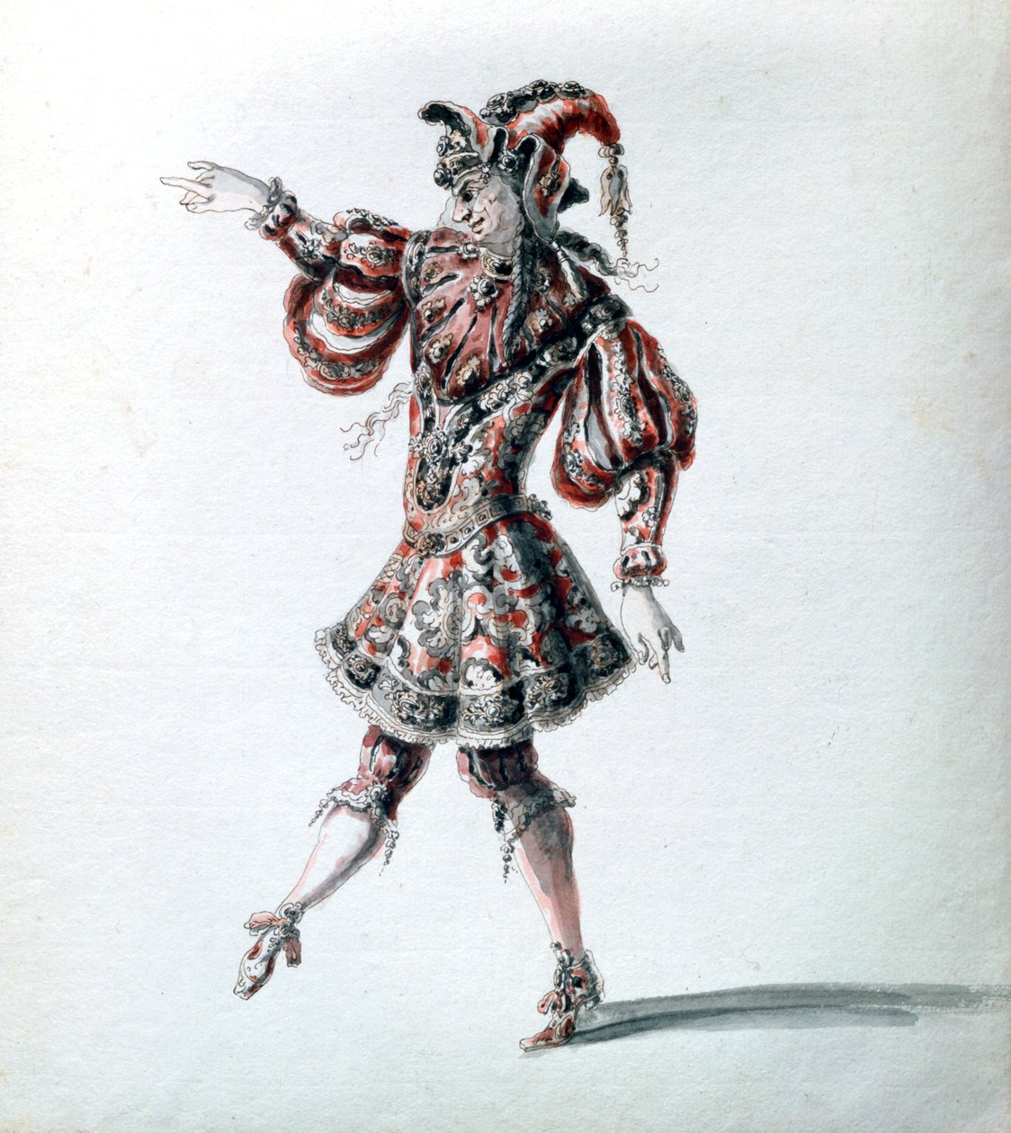'मंत्रमुग्ध हीरो', c1684 द्वारा जीन बेरेन, जीन बैप्टिस्ट लुली