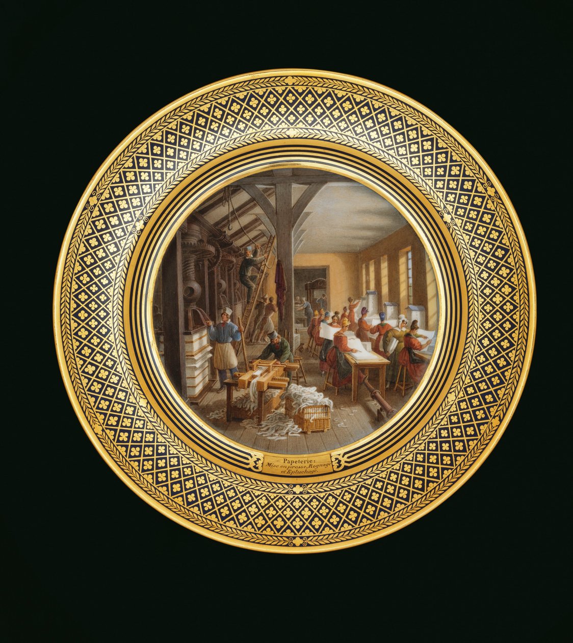 स्टेशनरी, c.1820-35 (चीनी मिट्टी के बरतन) द्वारा जीन चार्ल्स देवलि