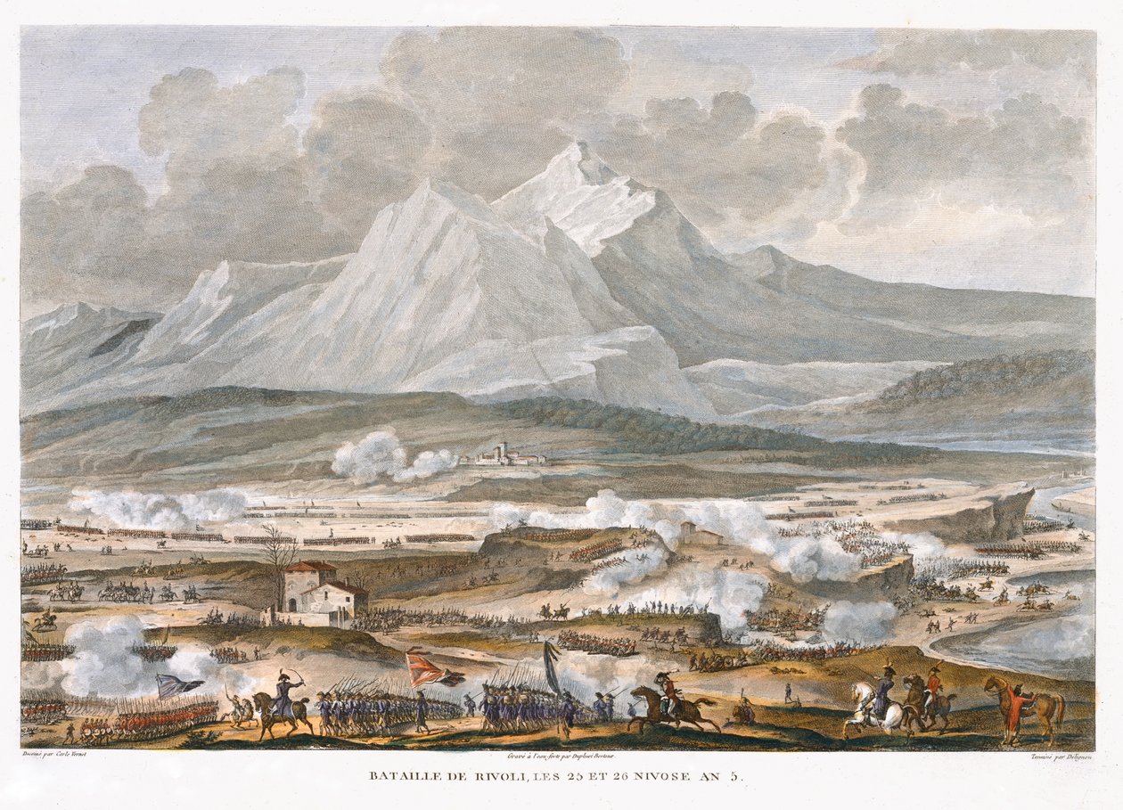रिवोली की लड़ाई, 25 और 26 निवोस, वर्ष 5 जनवरी 1797 द्वारा जीन डुप्लेसिस बर्टॉक्स