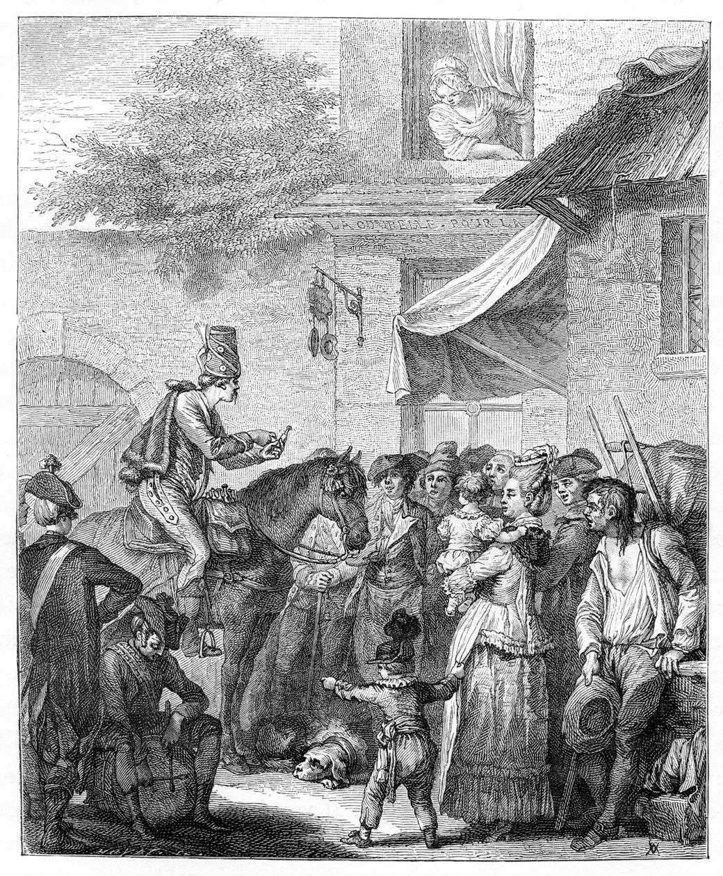 जर्मन चार्लटन, 1885। द्वारा जीन डुप्लेसिस बर्टॉक्स