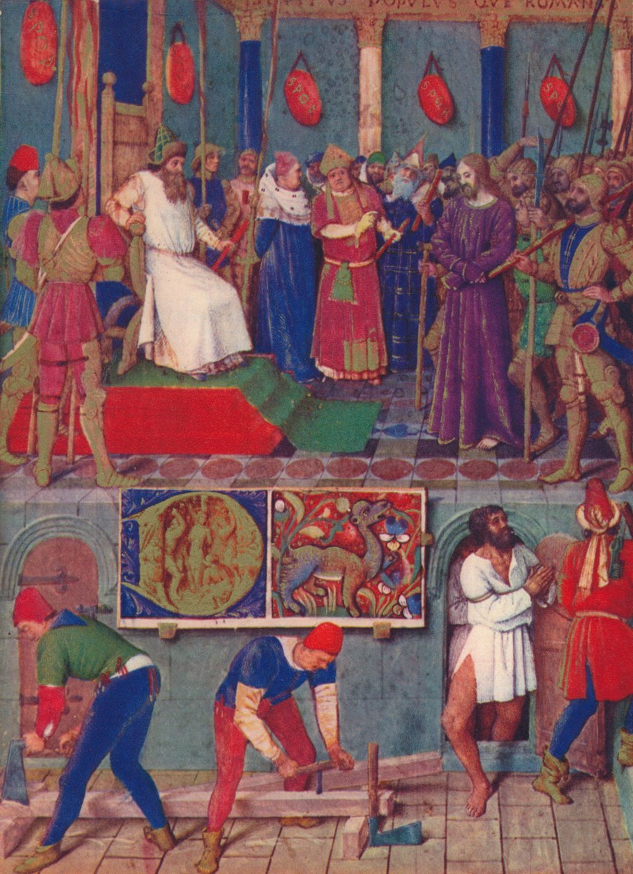 पोंटियस पिलाटे से पहले यीशु, c1455, 1939 द्वारा जीन फौक्वेट