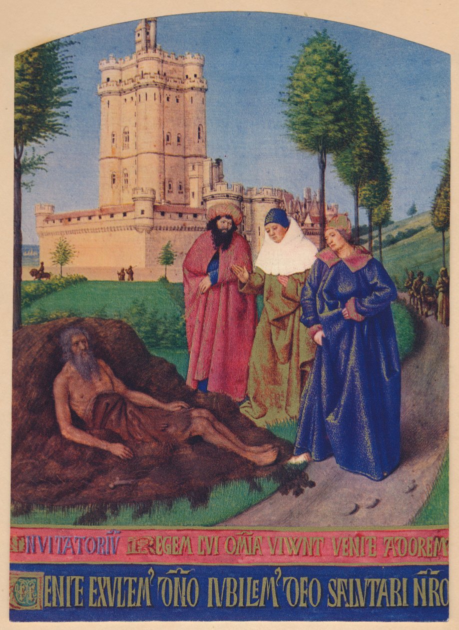 जॉब, c1455, 1939 द्वारा जीन फौक्वेट