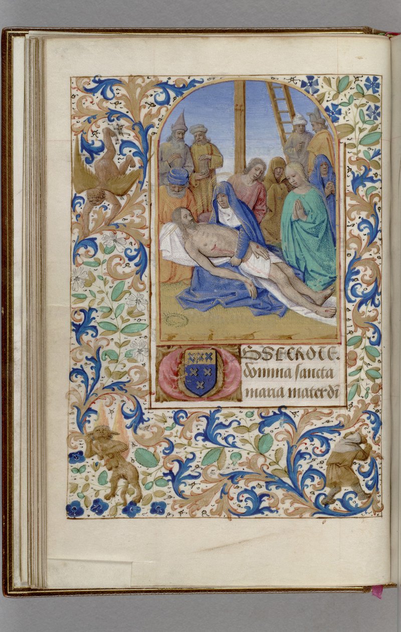 Pietà बुक ऑफ आवर्स, 1450-1499 द्वारा जीन फौक्वेट