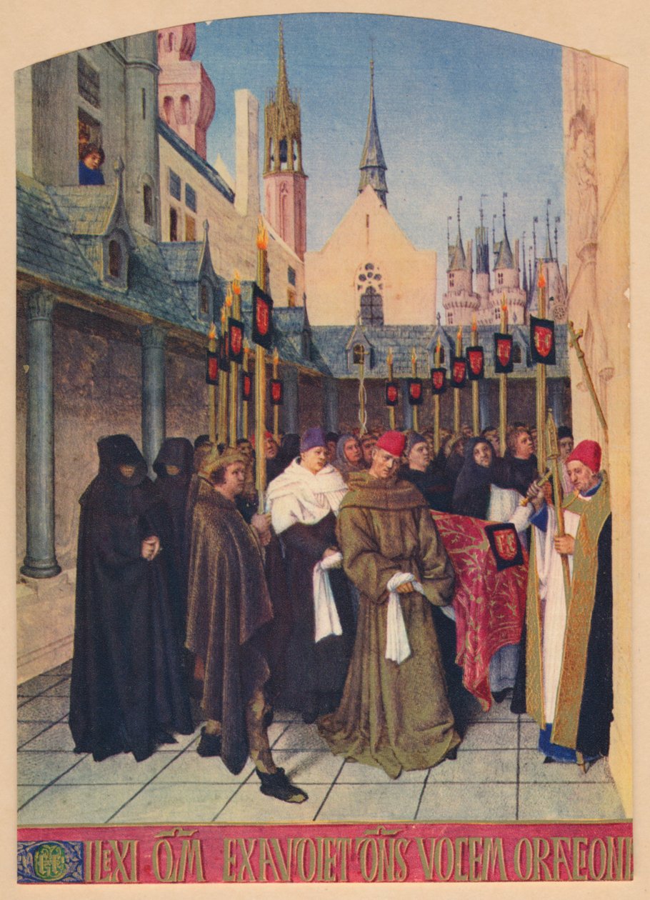 द एटिऑल ऑफ़ द एटिएन शेवेलियर, c1455, 1939 द्वारा जीन फौक्वेट