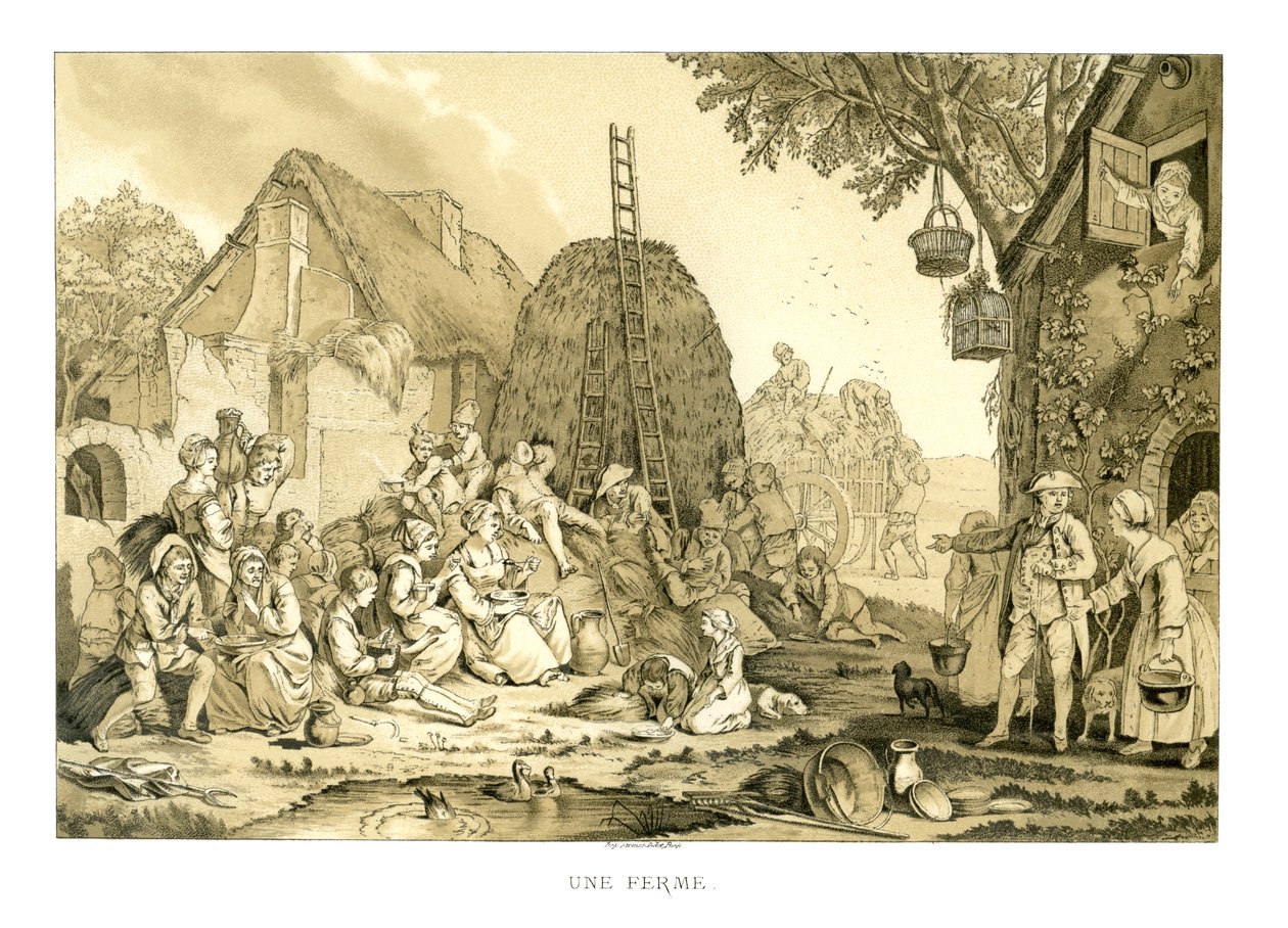 द फार्म, 1885। द्वारा जीन फ्रेंकोइस जेनिनट
