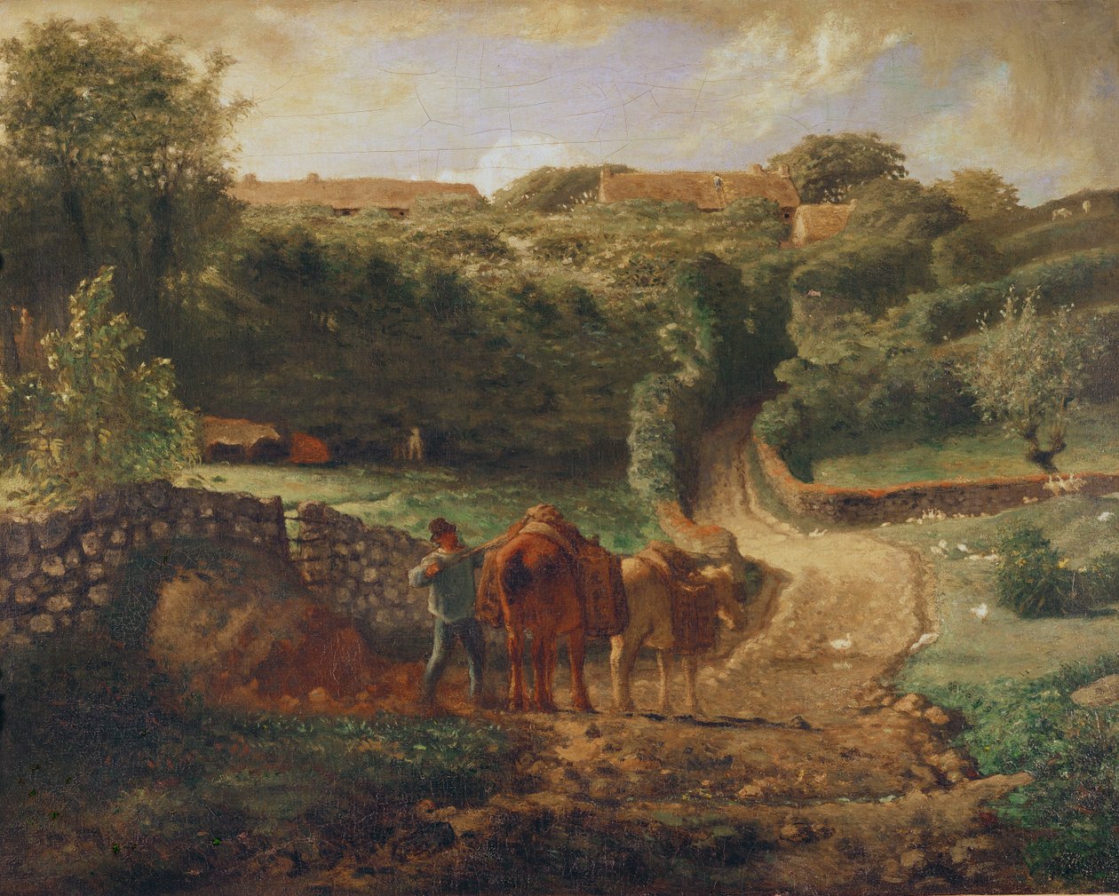ग्रीविल में चचेरा भाई हेमलेट, c.1865-73 द्वारा जीन फ्रेंकोइस बाजरा