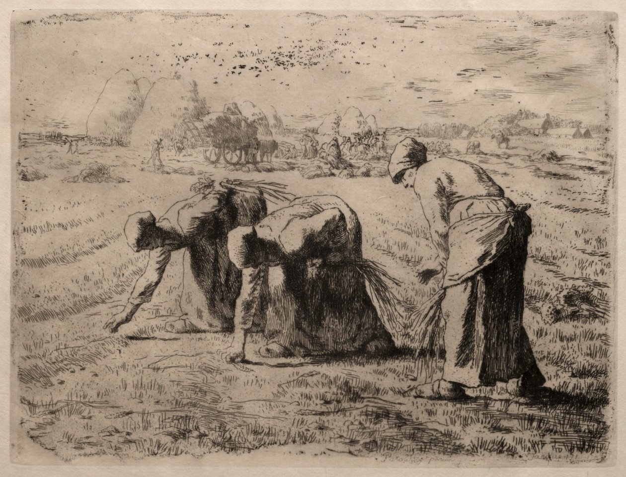Gleaners। द्वारा जीन फ्रेंकोइस बाजरा
