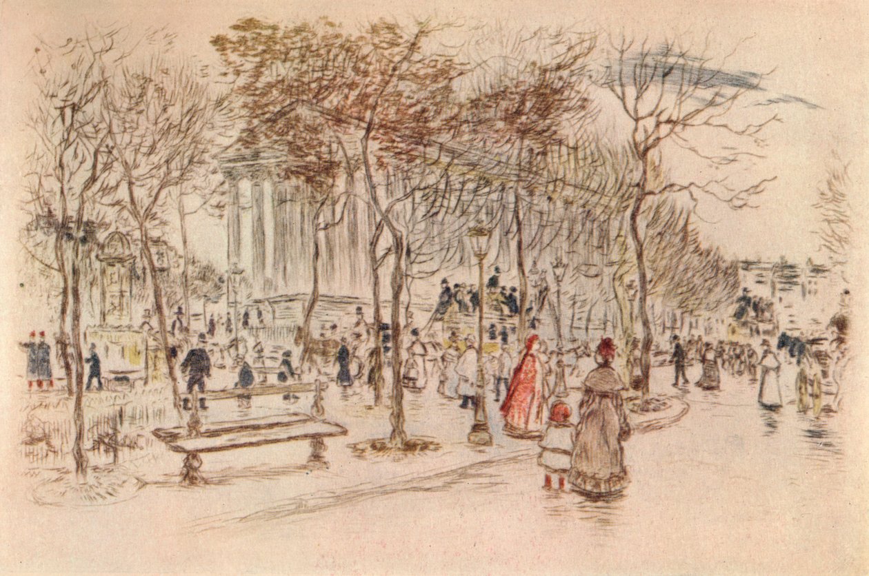 प्लेस डे ला मेडेलीन, 1915 द्वारा जीन फ्रेंकोइस रैफेली