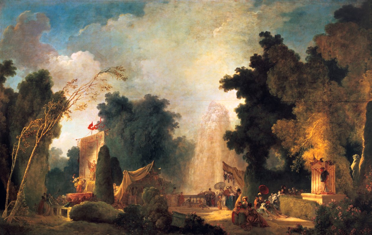 La St St Cloud, C1775-1780 में St Cloud A सेलिब्रेशन मनाते हैं द्वारा जीन ऑनर फ्रैगनार्ड