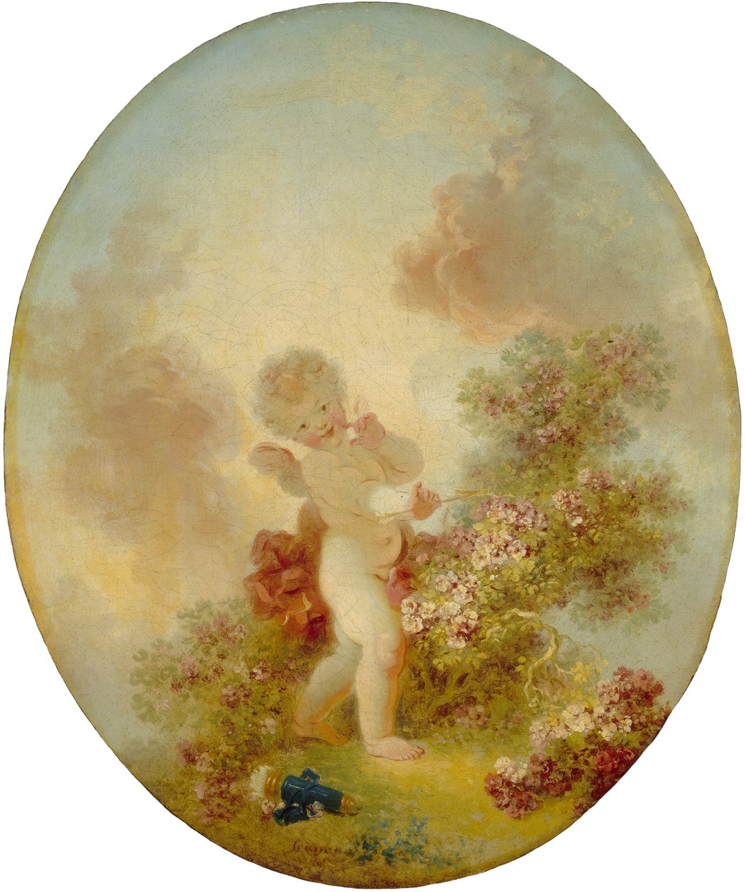 प्रहरी से प्यार करें, c.1773-76 द्वारा जीन ऑनर फ्रैगनार्ड