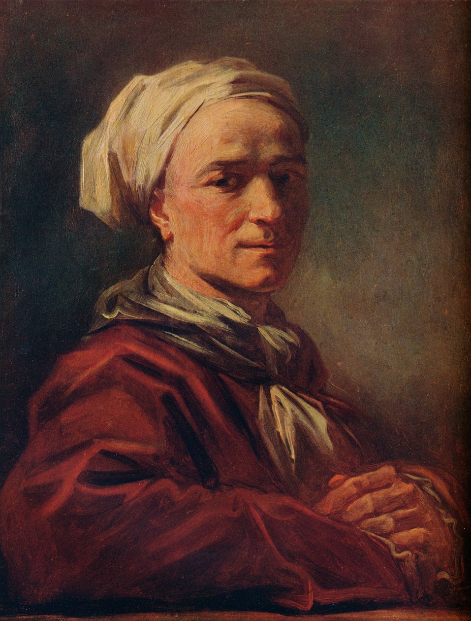 पोर्ट्रेट ऑफ़ ए मैन, c18th सदी द्वारा जीन ऑनर फ्रैगनार्ड