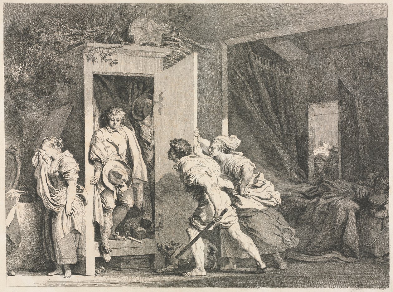 द कपबोर्ड, 1778। द्वारा जीन ऑनर फ्रैगनार्ड