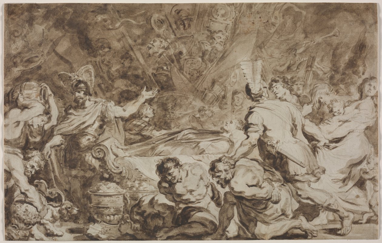 Decius, 1774 के अंतिम संस्कार। द्वारा जीन ऑनर फ्रैगनार्ड