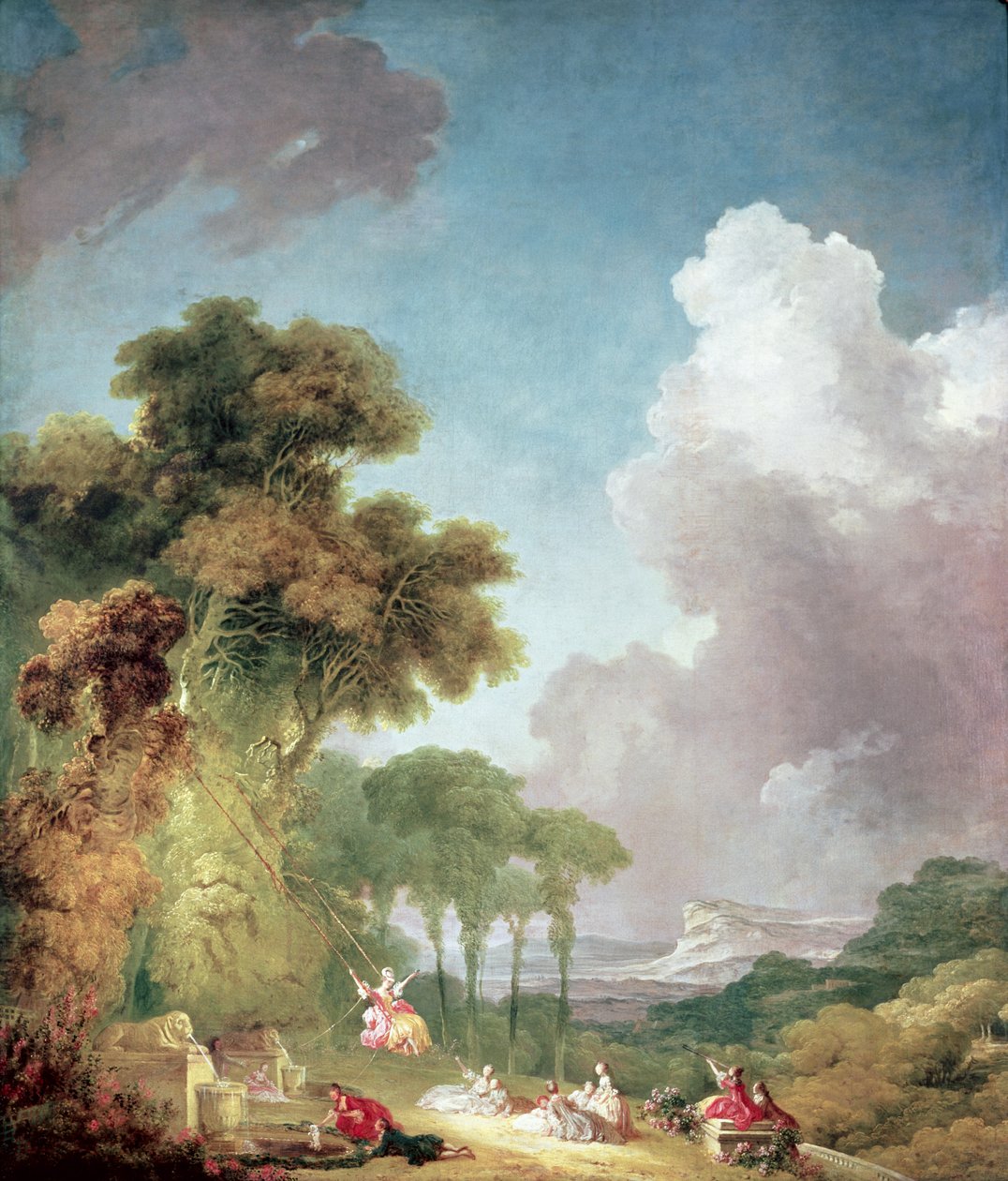 द स्विंग, सी .1775-1780 द्वारा जीन ऑनर फ्रैगनार्ड