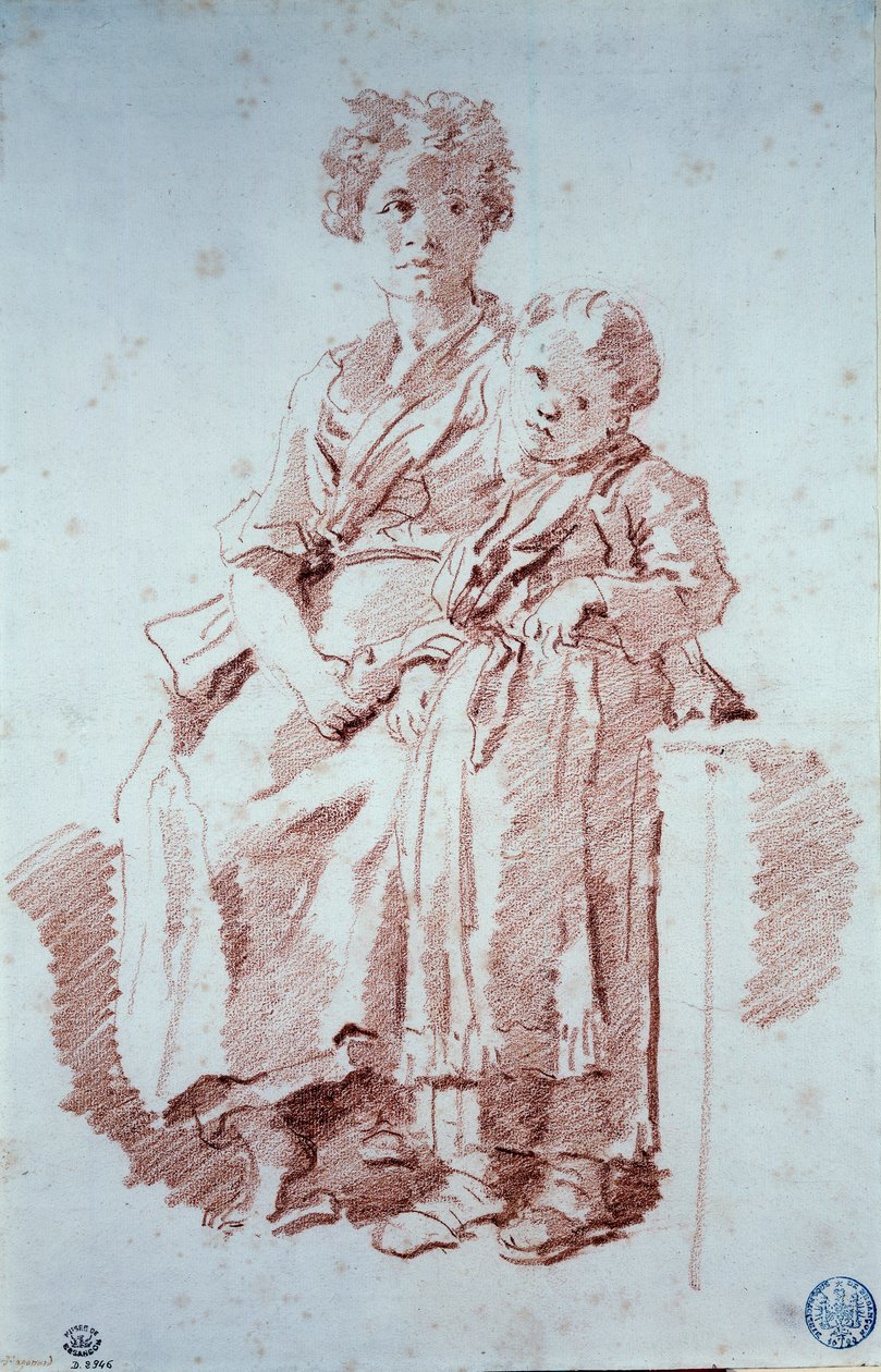 जीन होनोर फ्रैगोनार्ड (1732-1806) 1774 बेसनकॉन, मुसी डेस बेक्स आर्ट्स द्वारा यंग गर्ल एंड हर लिटिल सिस्टर सेंगुइन द्वारा जीन ऑनर फ्रैगनार्ड