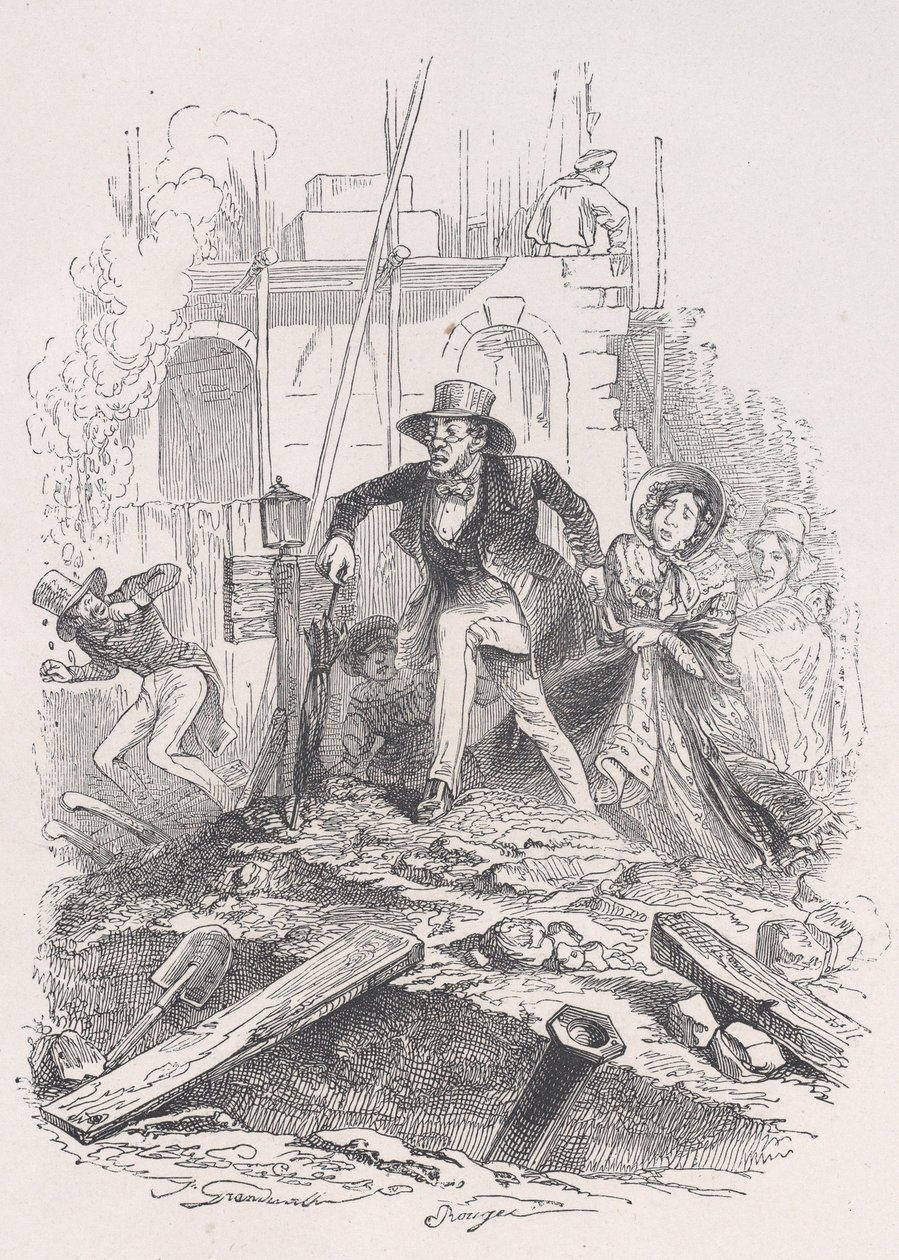 पेरिसियन न केवल एक मजबूत अभ्यास में संलग्न हो सकता है, बल्कि वह 1843 की सुरक्षा प्राप्त करता है। द्वारा जीन इग्नेस इसिडोर गेयार्ड