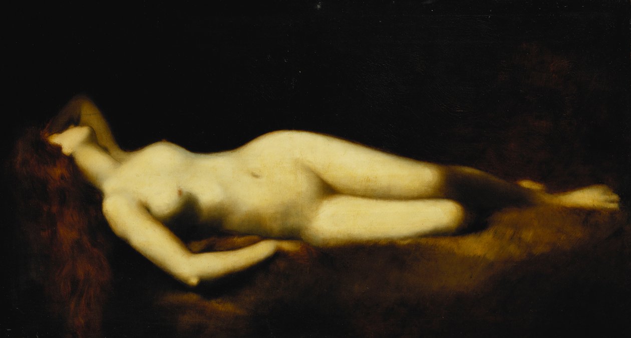 एक Reclining नग्न, द्वारा जीन-जैक्स हेनर
