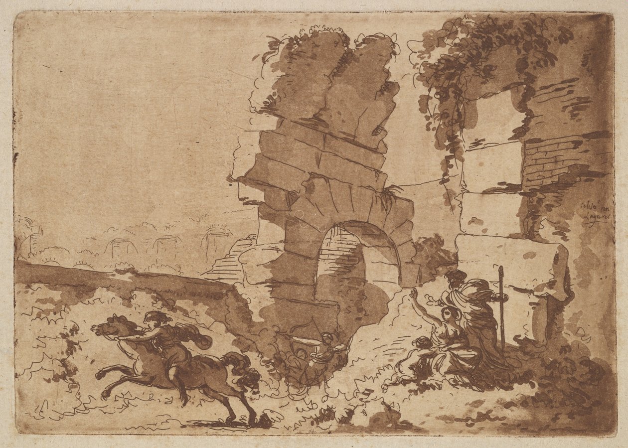 Le Colisée The Colosseum, एक एल्बम में Recueil de Compositions par Lagren..., 1782-1821। द्वारा जीन जैक्स लैग्रेनी
