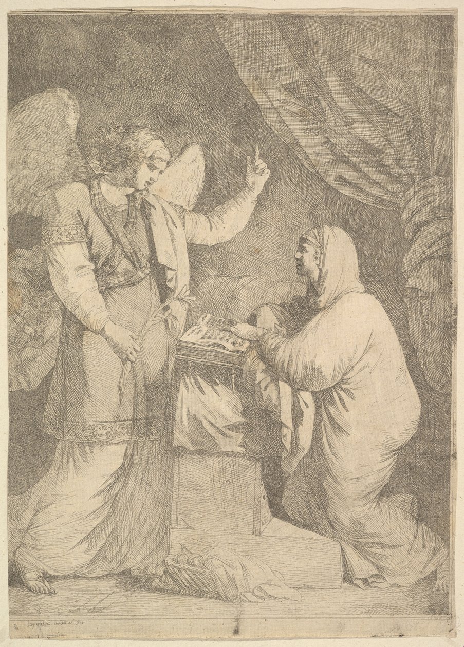 घोषणा, 1762-63। द्वारा जीन जैक्स लैग्रेनी