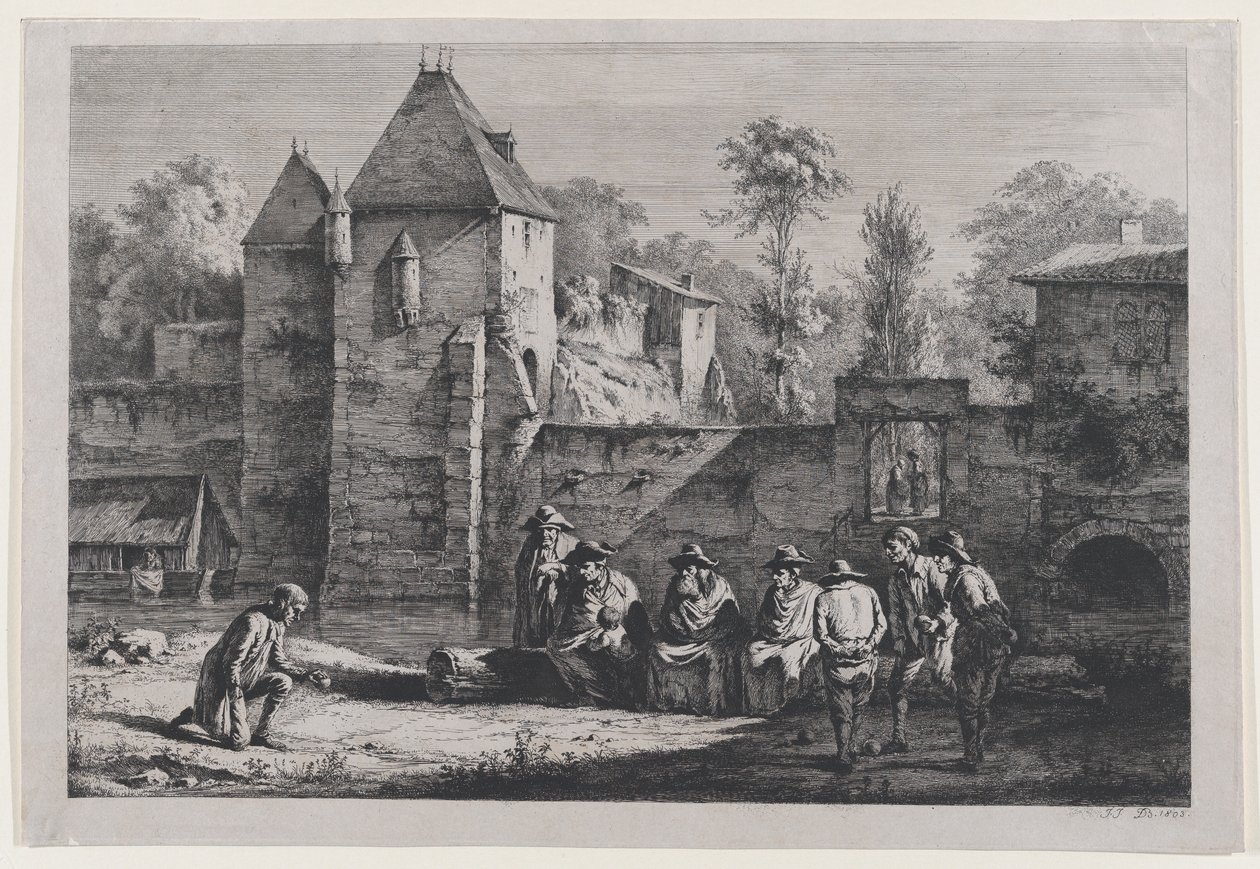 वैस का पुराना गेट, लियोन, 1803। द्वारा जीन जैक्स डी बोइसियू