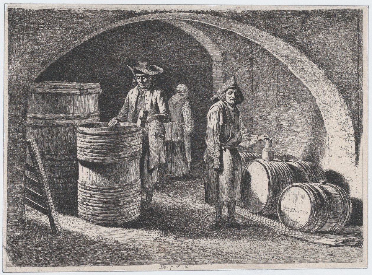 द स्मॉल कूपर्स, 1770। द्वारा जीन जैक्स डी बोइसियू