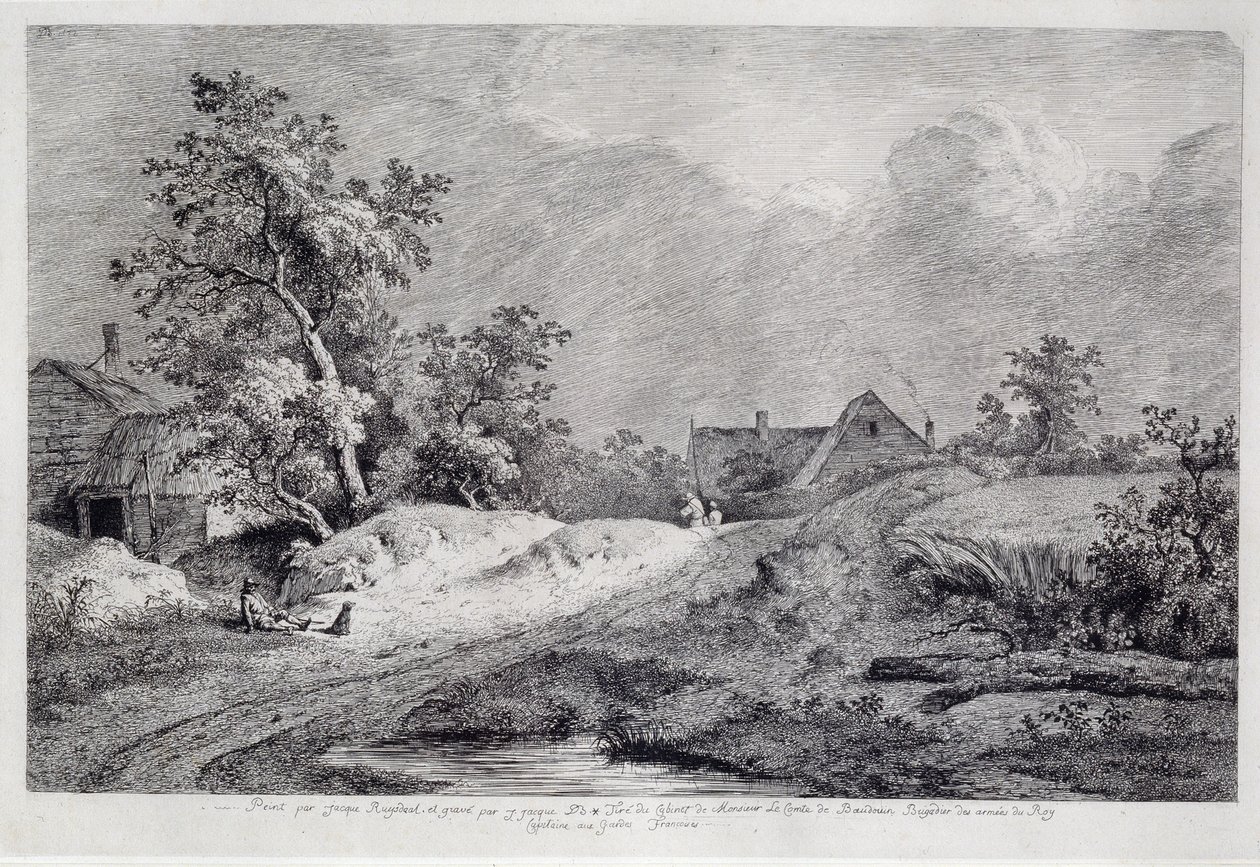 गेहूं का खेत, 1772 द्वारा जीन जैक्स डी बोइसियू
