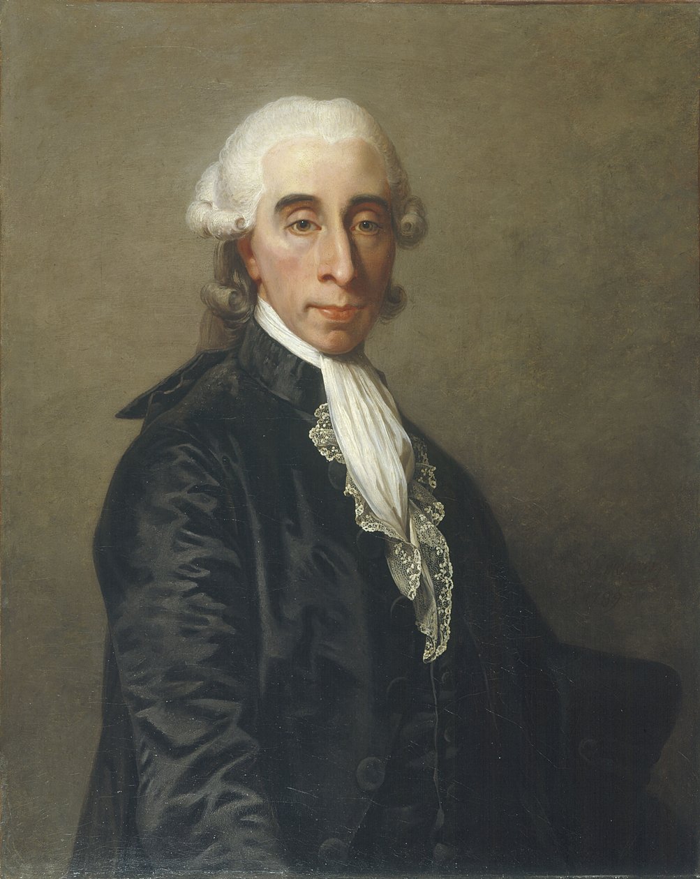 जीन सिल्वेन बेली का पोर्ट्रेट 1736-1793, 1789। द्वारा जीन-लॉरेंट मोस्नियर