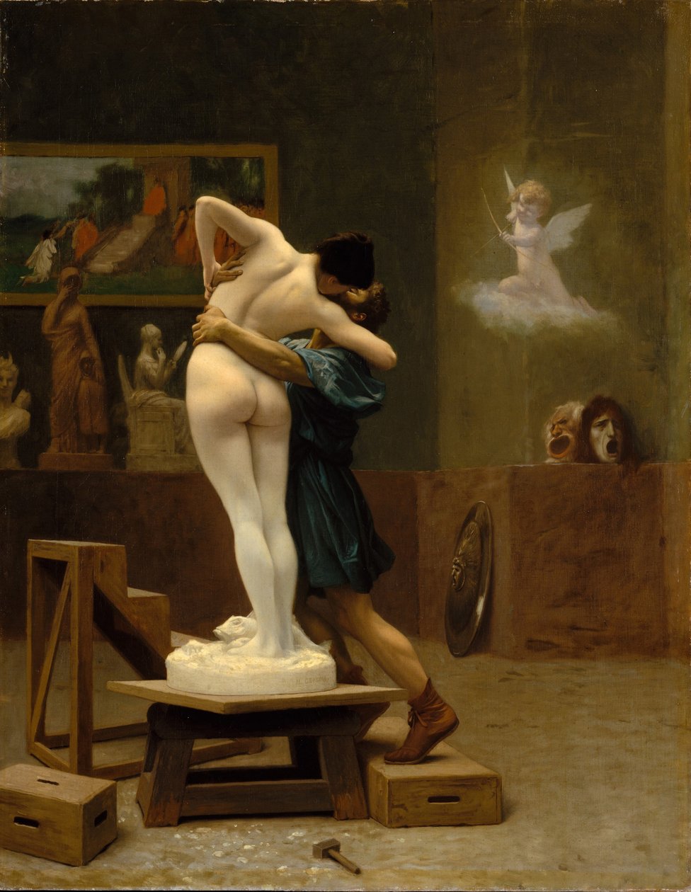 Pygmalion और Galatea, c। 1890 द्वारा जीन लियोन गेरोम