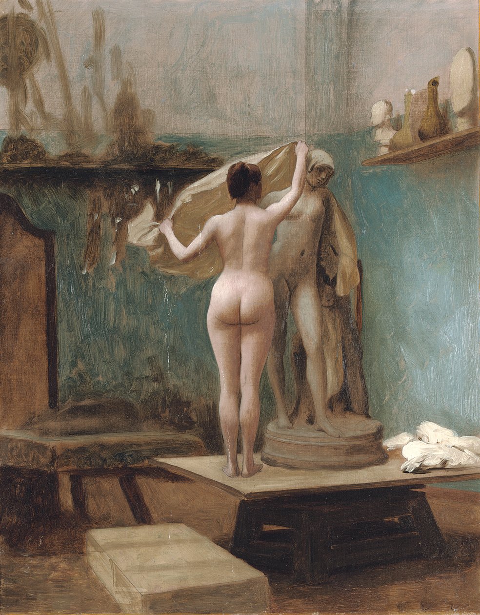 बैठने की समाप्ति, c.1896 द्वारा जीन लियोन गेरोम