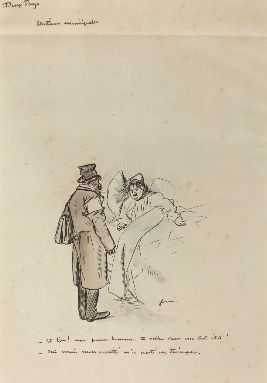 चुनाव नगरपालिका, सी। 1897. द्वारा जीन लुइस फोरैन