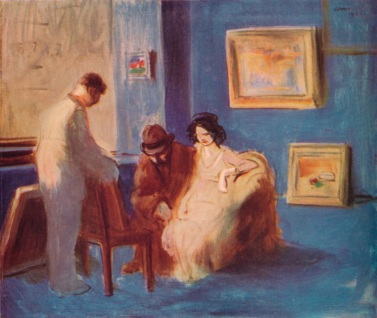 पेंटिंग का व्यापारी, c1927 द्वारा जीन लुइस फोरैन