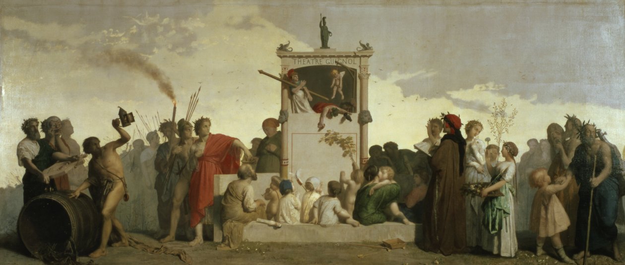 द ह्यूमन कॉमेडी, c.1852 द्वारा जीन लुइस हैमोन