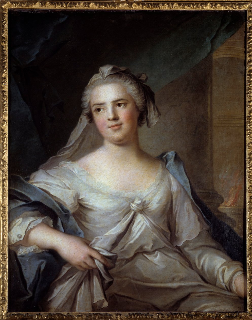 फ्रांस के मैडम हेनरीट का पोर्ट्रेट (1727-1752) लुई XV की बेटी, जीन मार्क (जीन-मार्क) नैटियर (1685-1766) द्वारा वेस्टल पेंटिंग में द्वारा जीन मार्क नटिएर