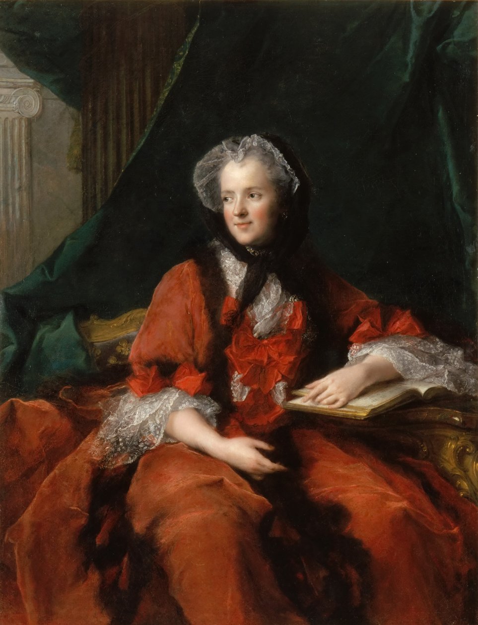 मैरी Leszczynska, फ्रांस की रानी 1703-1768 की पोर्ट्रेट द्वारा जीन मार्क नटिएर