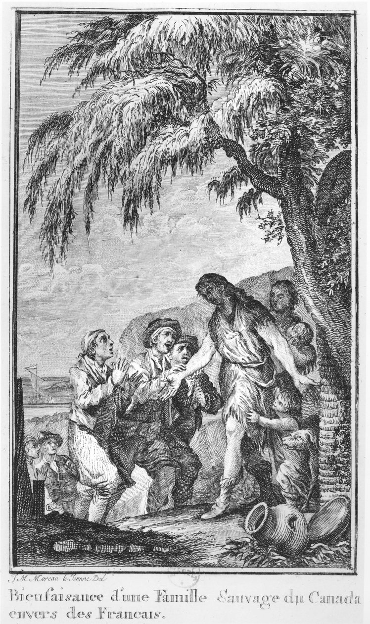 अब्बे गुइलियूम रेनाल (1713-96) द्वारा &39;द इंडीज़िकल एंड पोलिटिकल हिस्ट्री ऑफ़ द टू इंडीज़&39; से चित्रण द्वारा जीन-मिशेल द यंगर मोरो