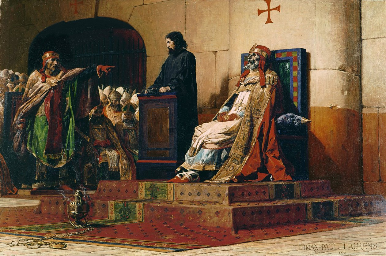 पोप फॉर्मोसस और स्टीफन VII, 1870 द्वारा जीन पॉल लॉरेंस