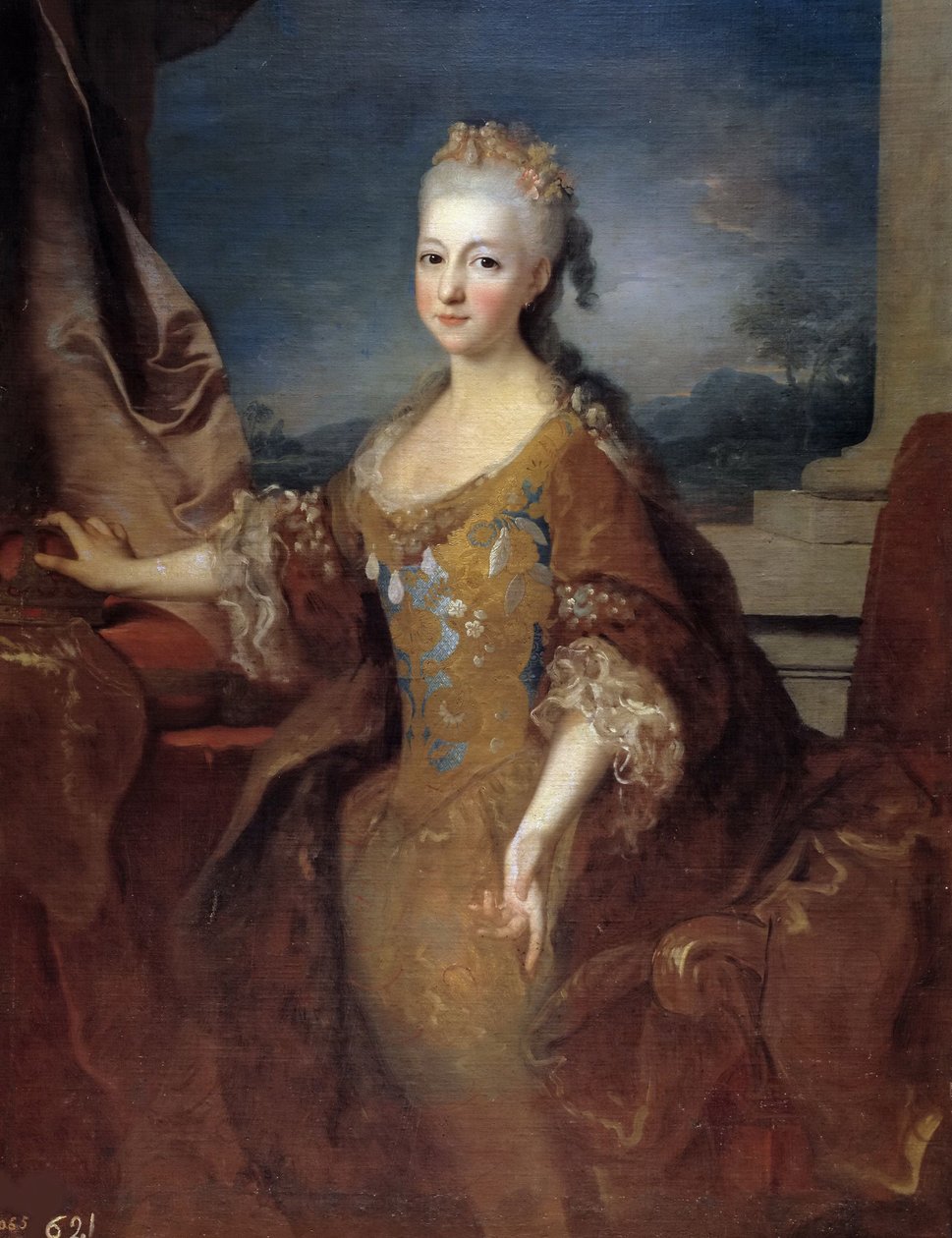 लुईस एलिजाबेथ dOrléans 1709-1742, स्पेन की रानी, 1724। द्वारा जीन रांक