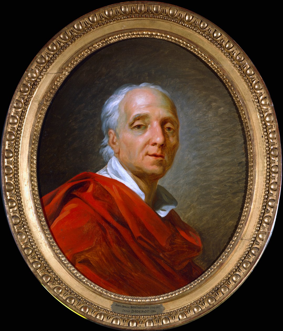 डेनिस डाइडेरॉट, 18 वीं सदी के फ्रांसीसी आदमी पत्र और विश्वकोश, 1784 द्वारा जीन-साइमन बर्थेलेमी