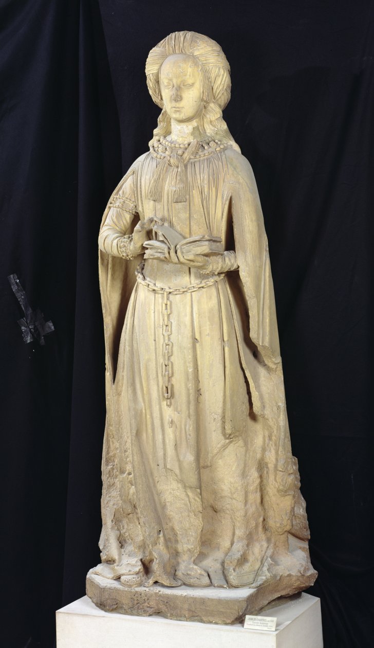 सेंट सुज़ैन, चेटो डेस ड्यूक्स डे बॉर्बन, चेंटेल से, c.1500-03 (चूना पत्थर) द्वारा जीन fl.c.1465 c.1516 गुइलोमेट