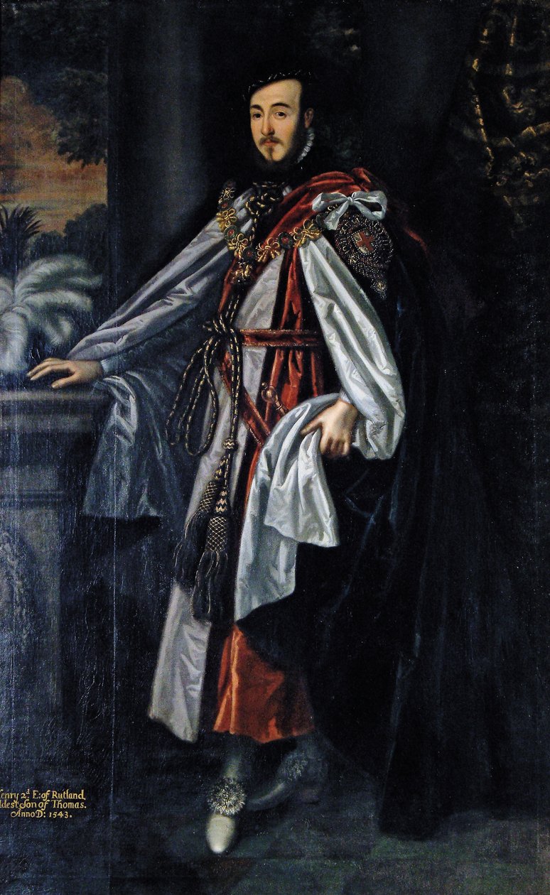 हेनरी मैनर्स, रुटलैंड का दूसरा अर्ल, c.1675 द्वारा जेरेमीस वैन डेर आइडेन