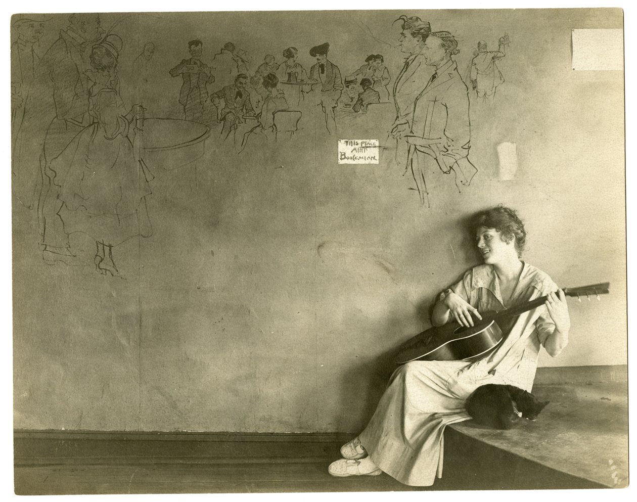 ग्रेस गॉडविन्स गैरेट, ग्रीनविच विलेज, न्यूयॉर्क, यूएसए, c.1917-18 (जिलेटिन सिल्वर फोटो) द्वारा जेसी टार्बो बील्स