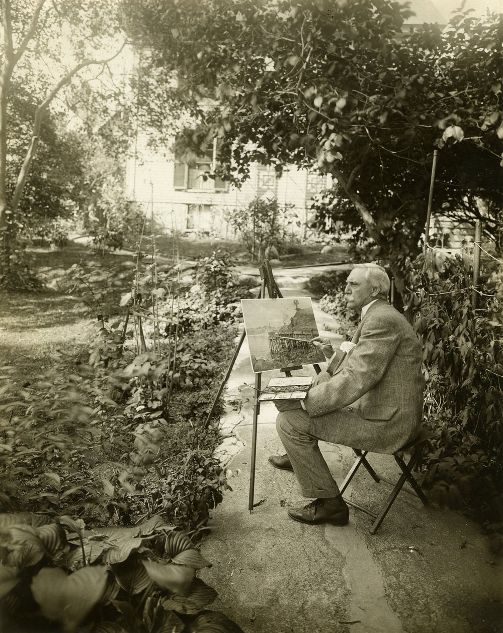 हैरी फेन, कलाकार, c.1905-11 (जिलेटिन सिल्वर फोटो) द्वारा जेसी टार्बो बील्स
