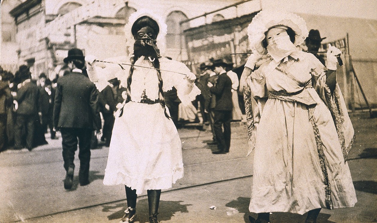 न्यू ऑरलियन्स, मार्डी ग्रास, c.1905 द्वारा जेसी टार्बो बील्स
